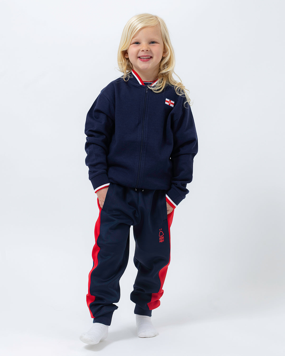 NFFC Junior Navy Club & Country Bomber Jacket