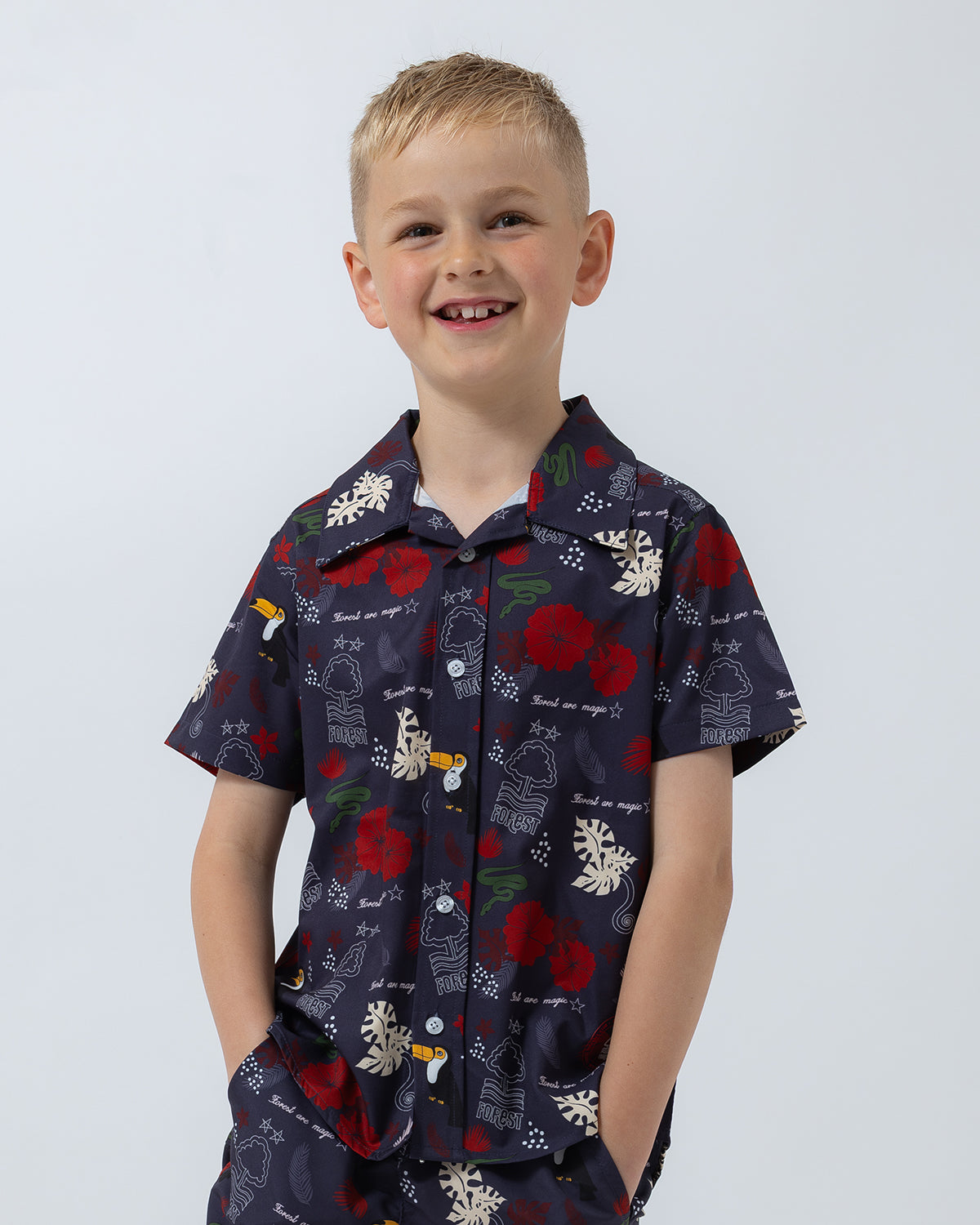 NFFC Junior Purple Jungle Shirt