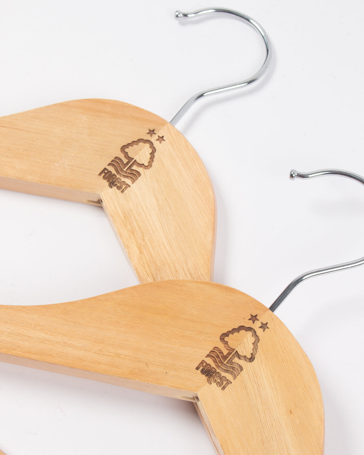 NFFC Engraved Wooden Hangers - 2 Pack