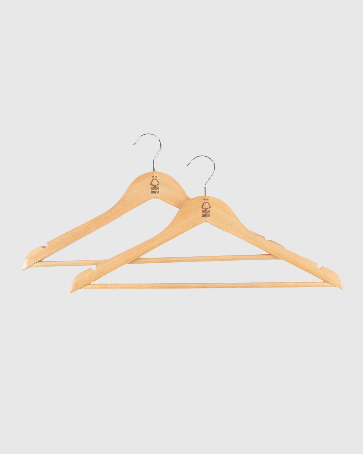 NFFC Engraved Wooden Hangers - 2 Pack
