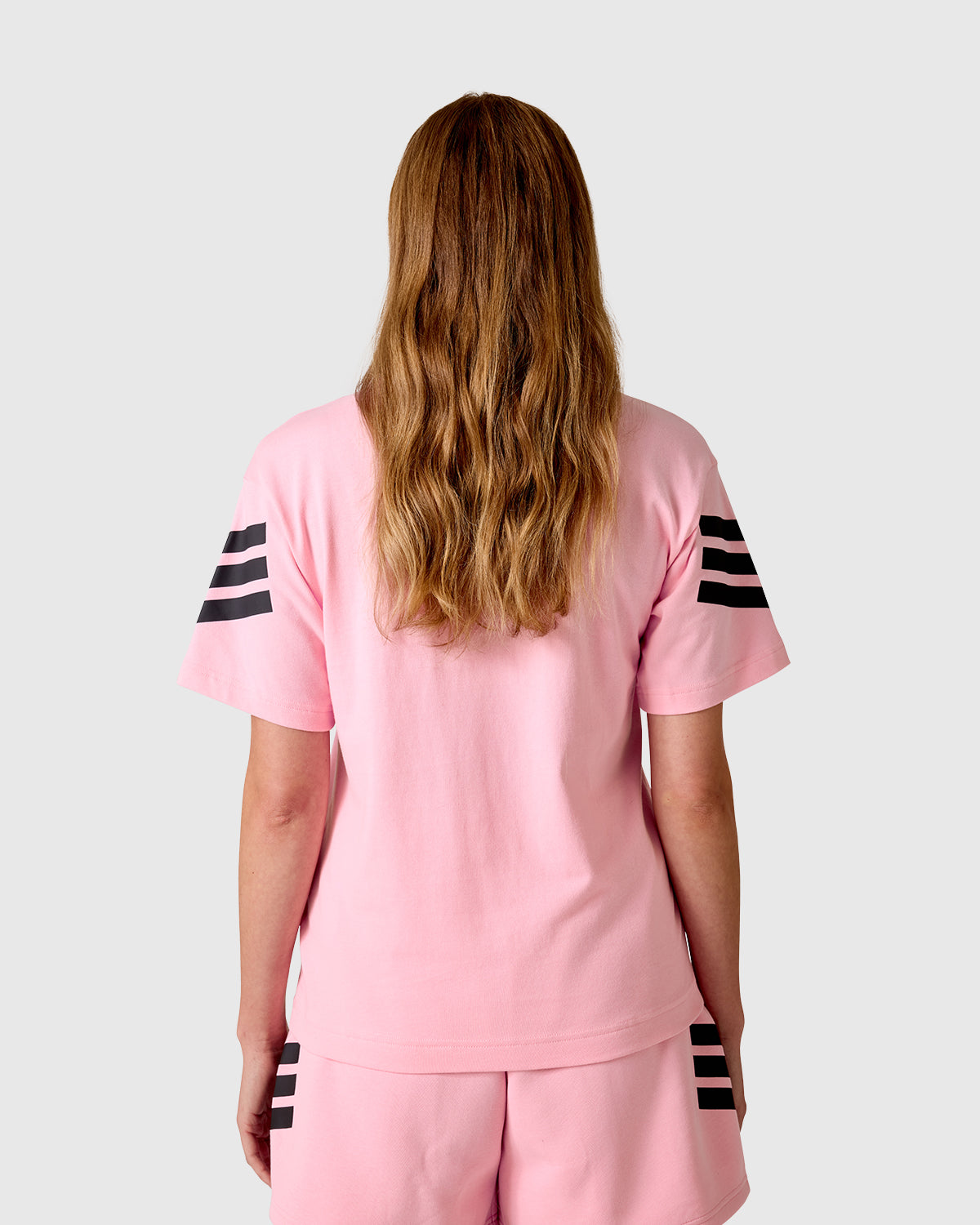 NFFC Women's Future Icons Pink 3-Stripe T-Shirt