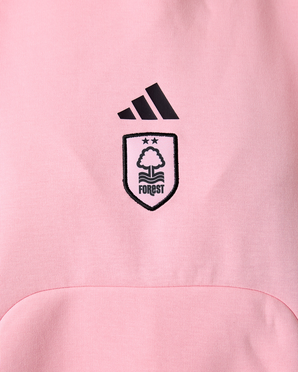NFFC adidas Women's Future Icons Pink 3-Stripe Hoodie