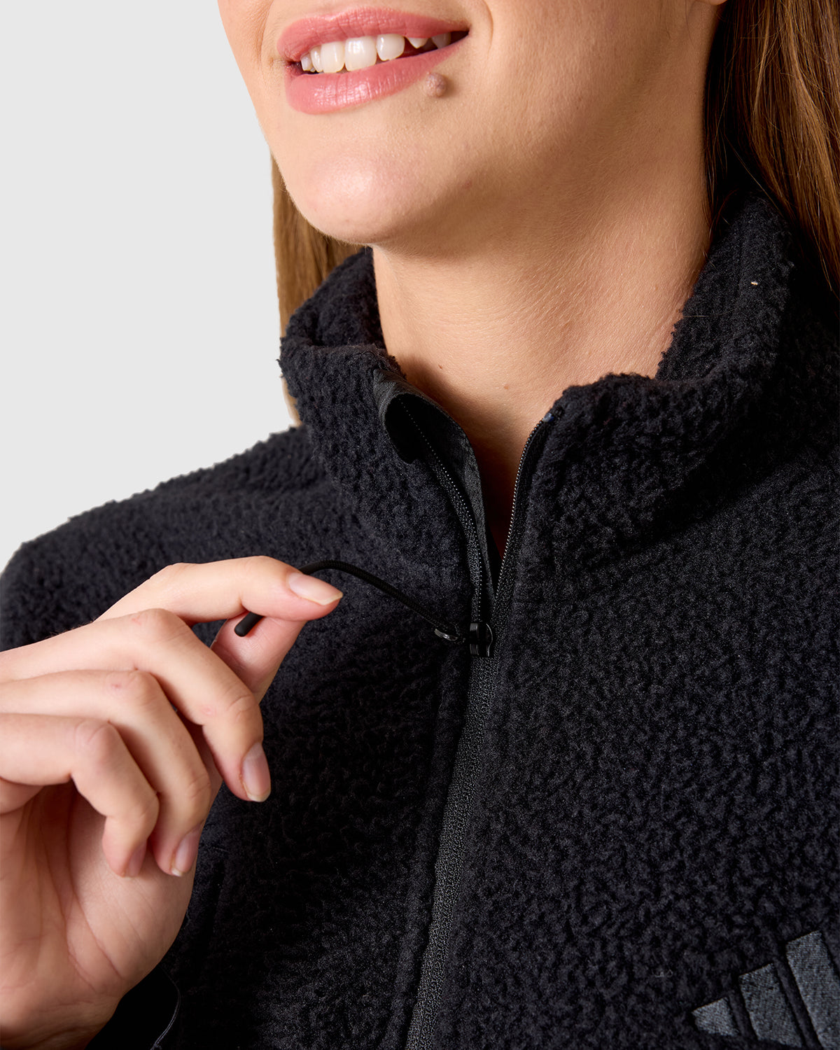 NFFC adidas Women's City Tech Black Half Zip Fleece