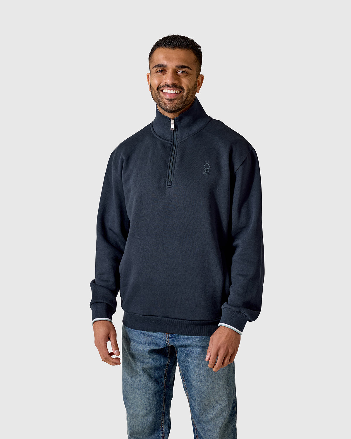 NFFC Navy Bridgford 1/4 Zip Top