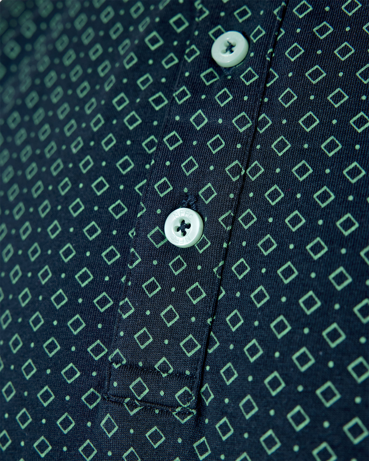 NFFC Navy Bridgford AOP Polo