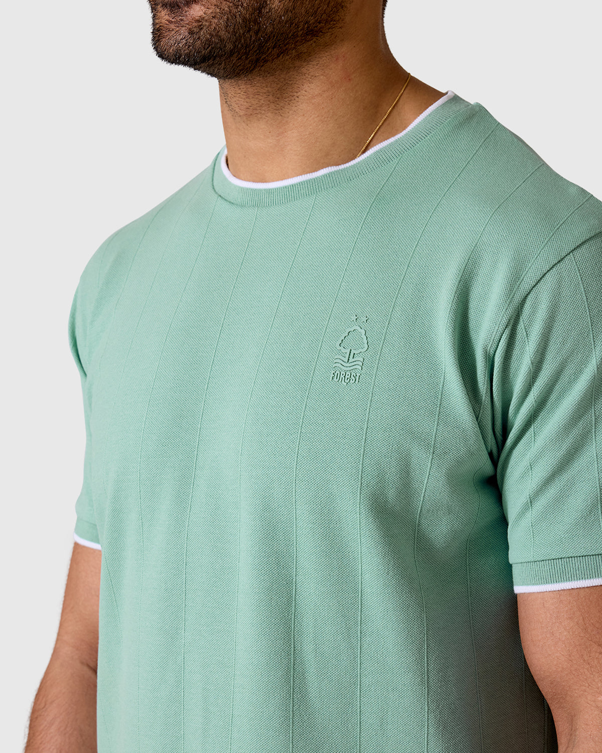 NFFC Light Teal Bridgford Drop Needle T-Shirt