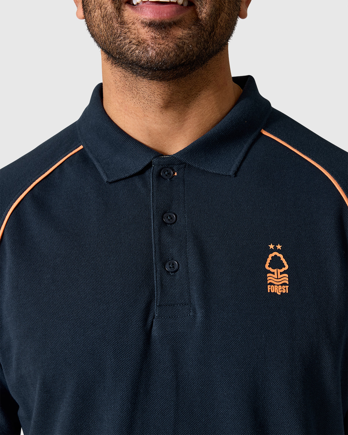 NFFC Navy Pop Edit Raglan Polo