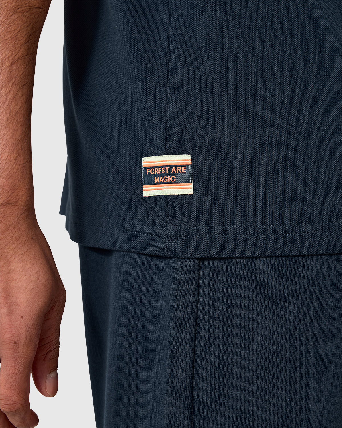 NFFC Navy Pop Edit Raglan Polo