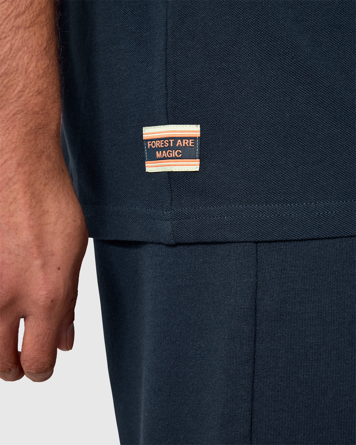 NFFC Navy Pop Edit Tipped Polo