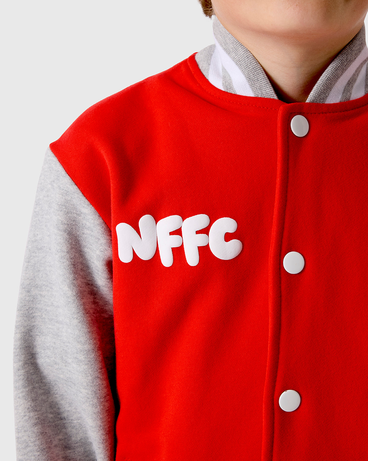 NFFC Junior Red Varsity Jacket