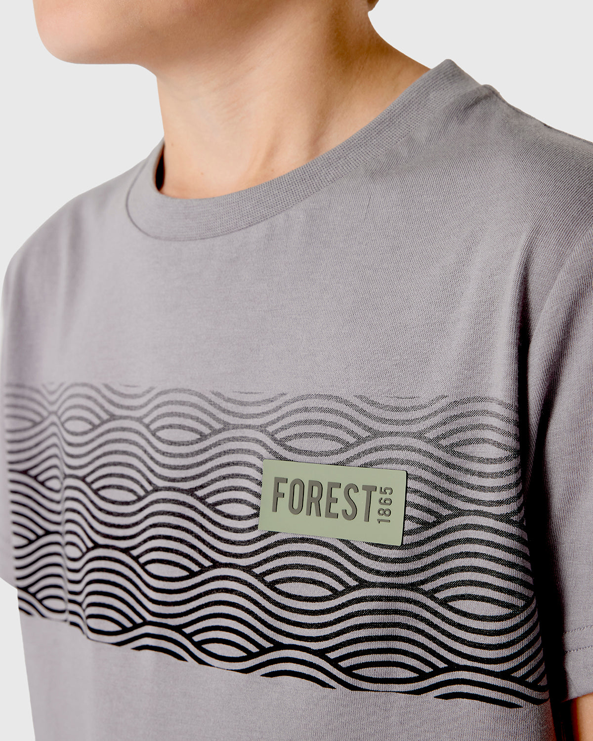 NFFC Junior Grey Trent Print T-Shirt