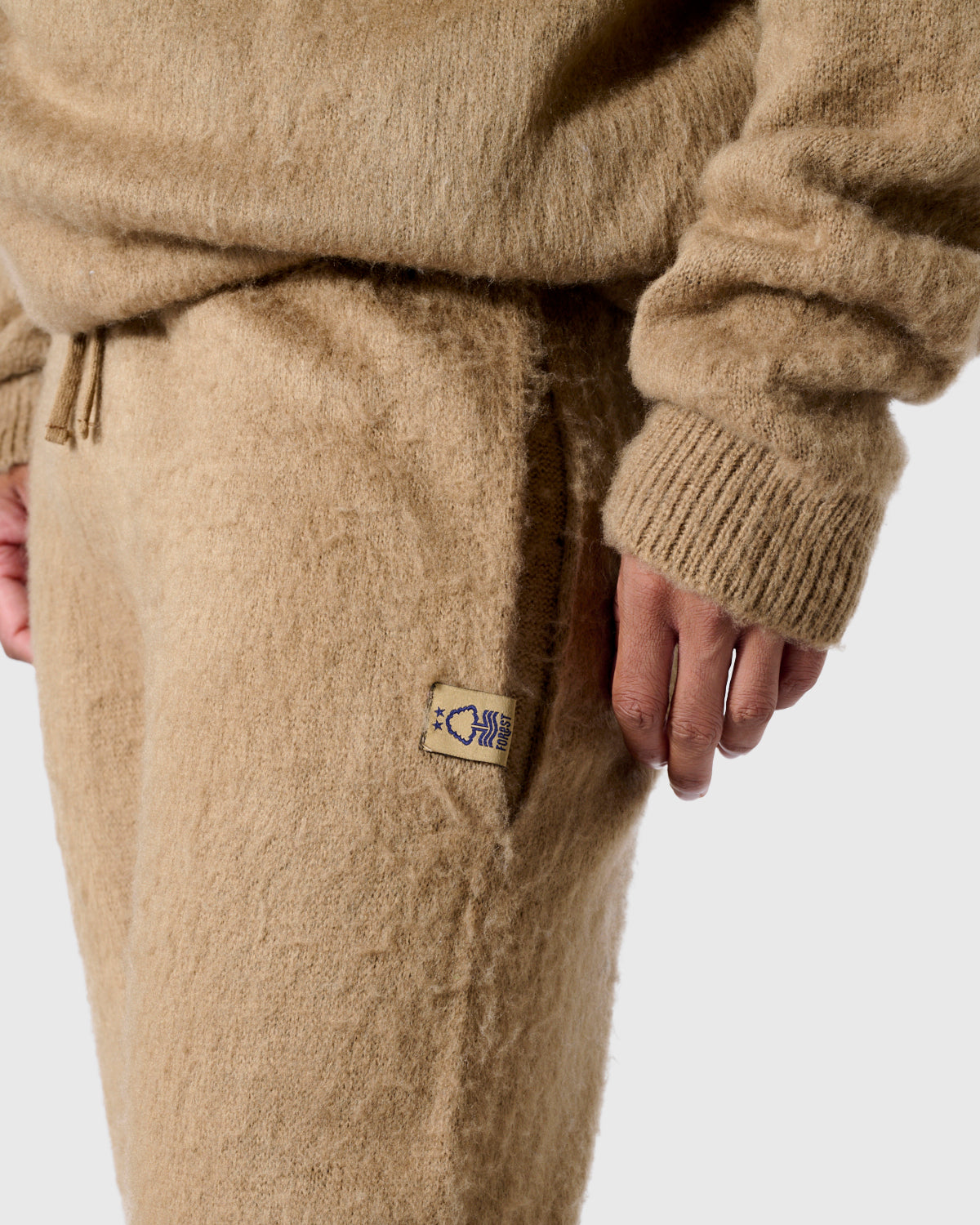 NFFC Camel Brushed Knit Pants