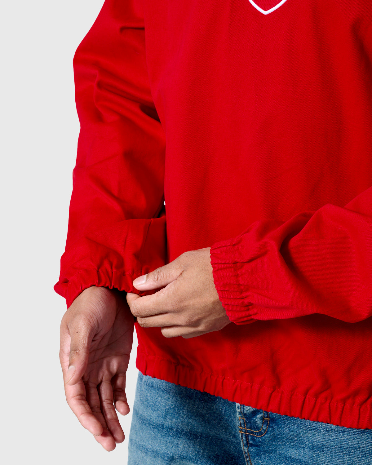 NFFC Red Retro Shield Drill Top