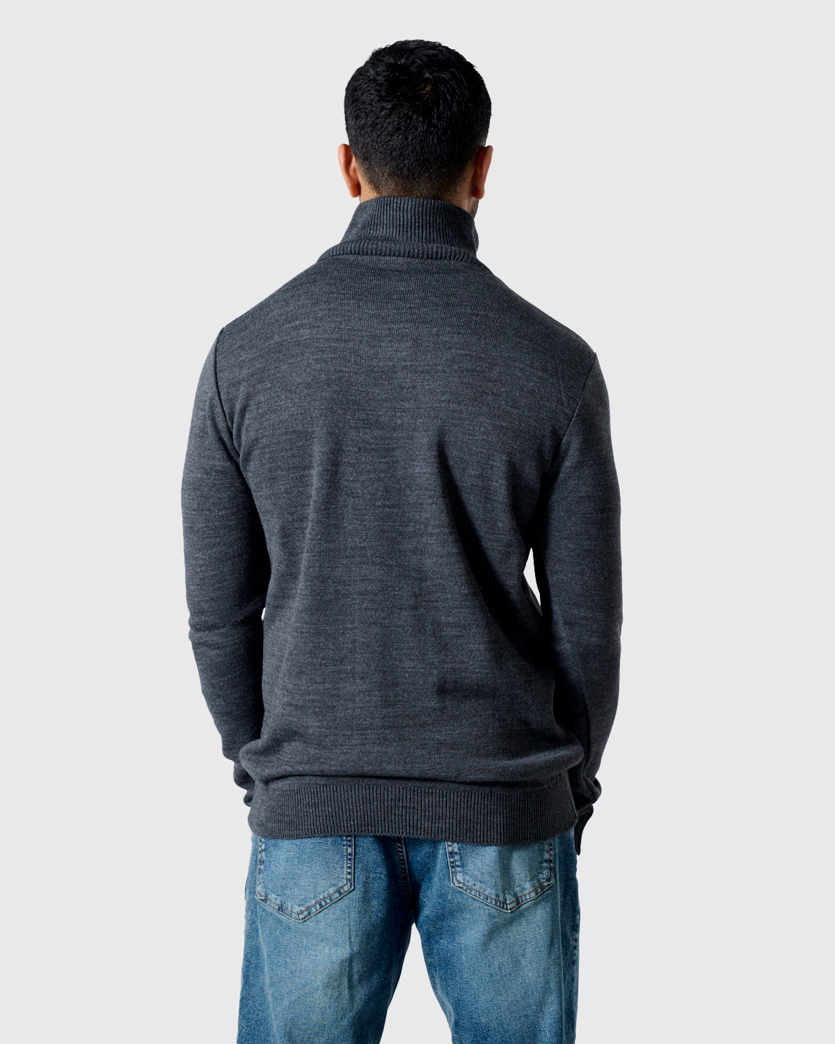 NFFC Charcoal Essential Knit 1/4 Zip