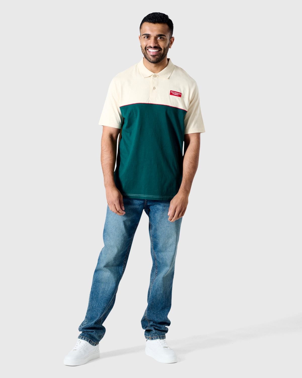 NFFC Original Reds Panelled Polo