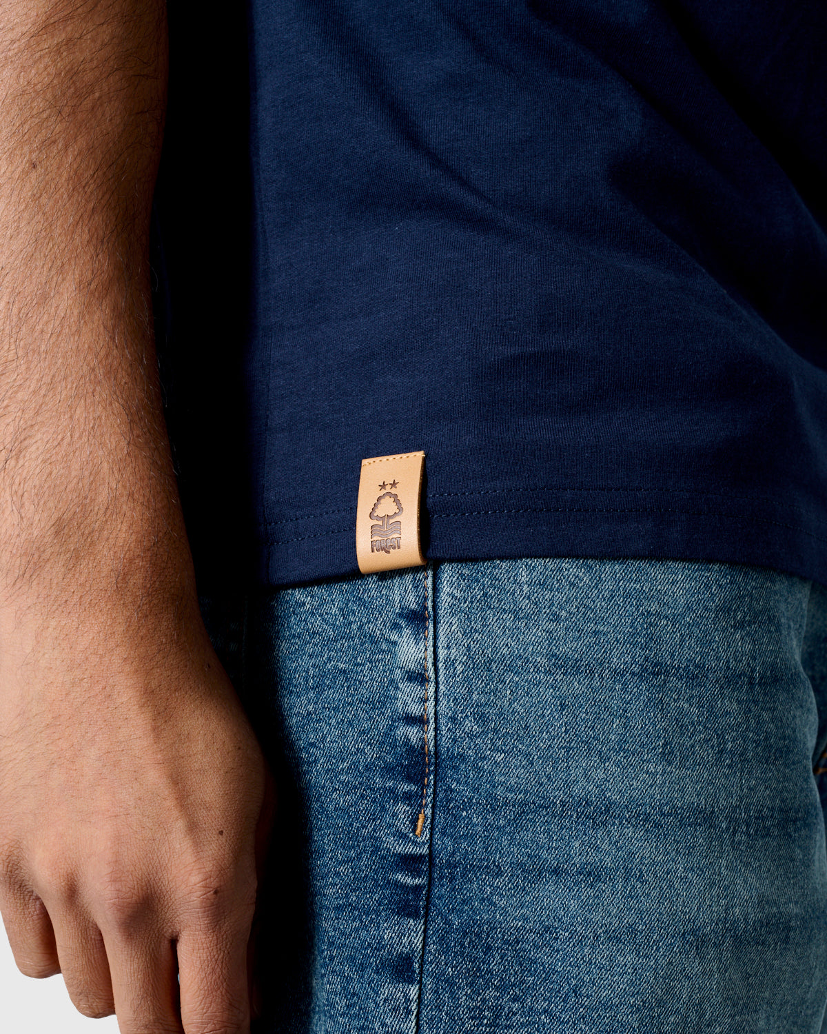 NFFC Navy Premium Circle Zip Polo