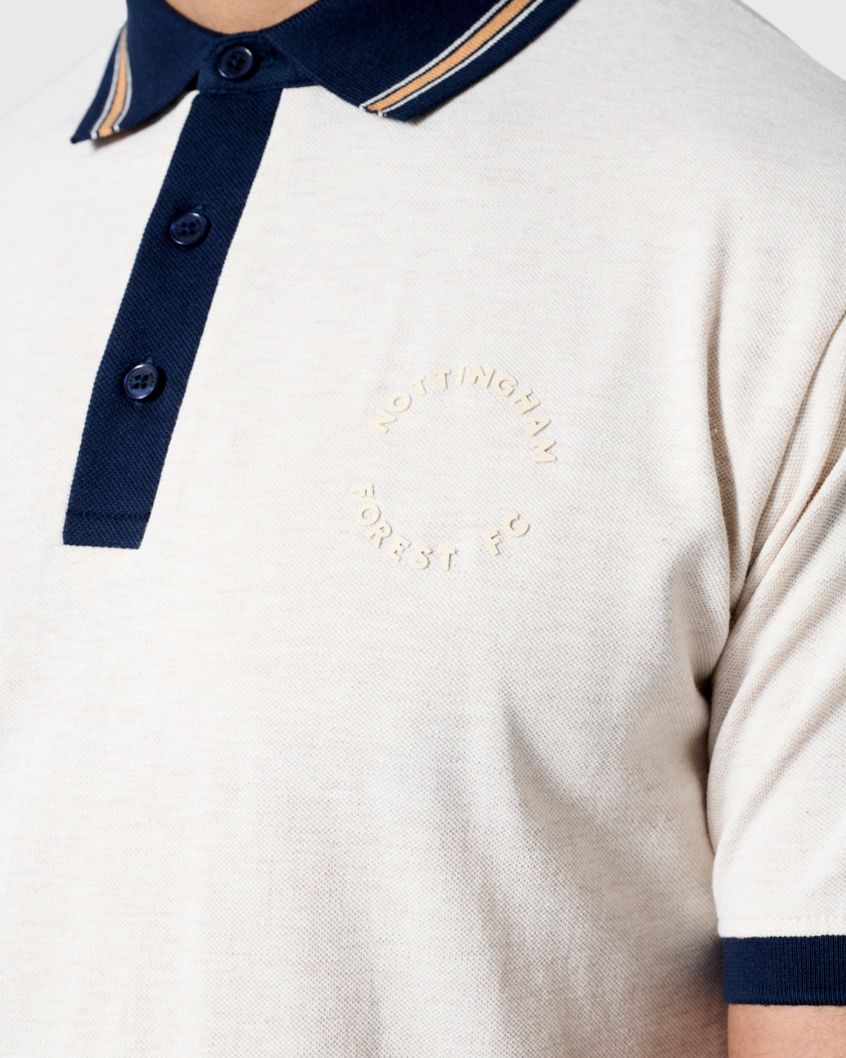 NFFC Oatmeal Marl Premium Circle Polo