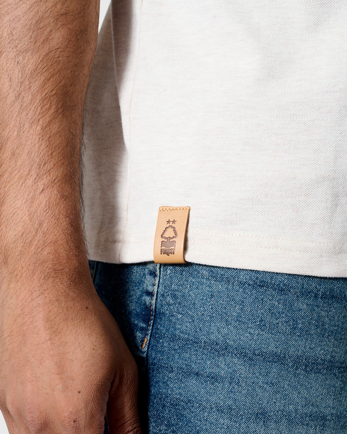 NFFC Oatmeal Marl Premium Circle Polo