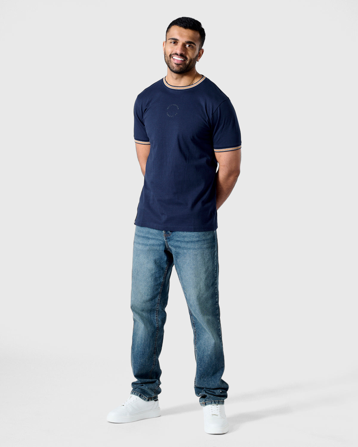 NFFC Navy Premium Circle T-Shirt