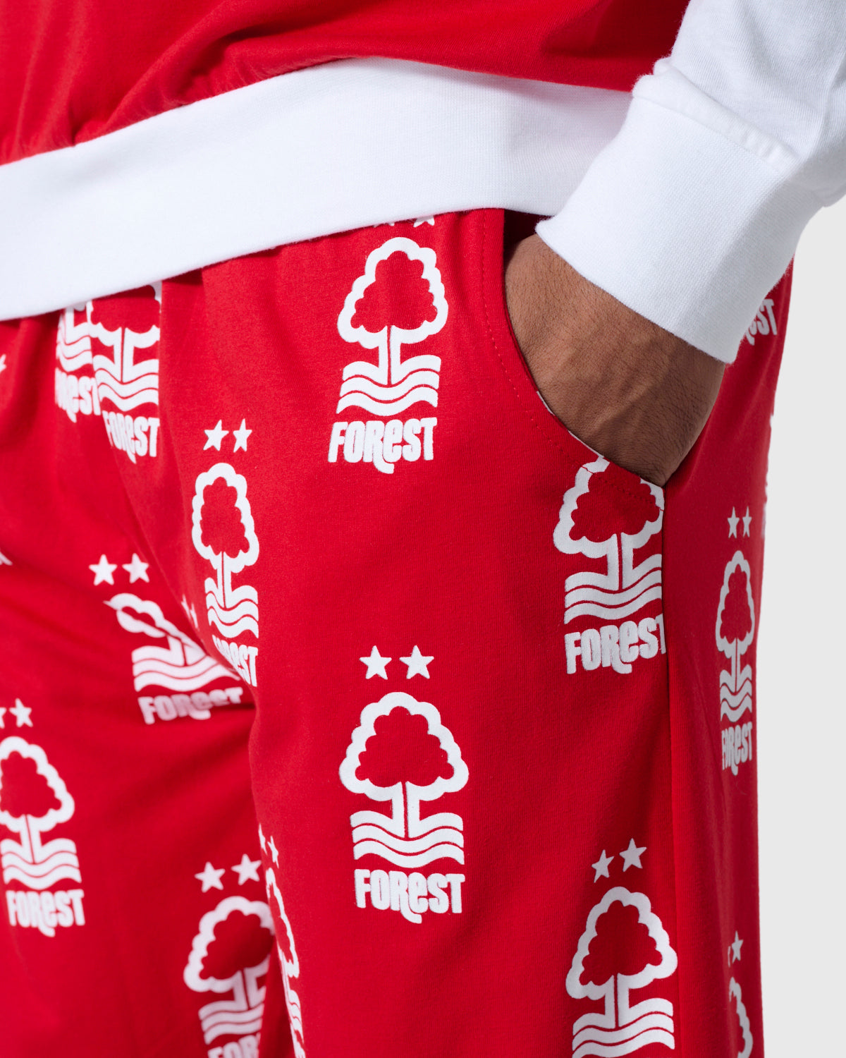 NFFC Red Long Sleeve Crest Pyjama Set