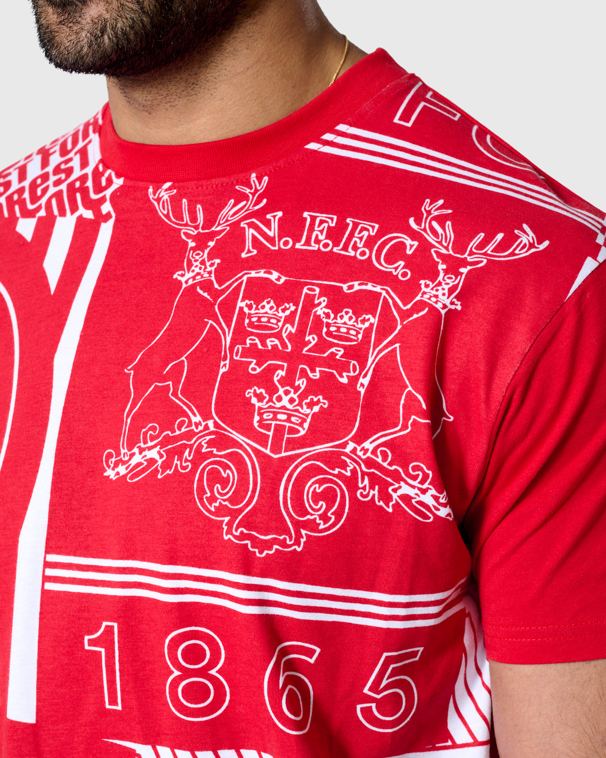 NFFC Red Short Sleeve Flag Pyjama Set