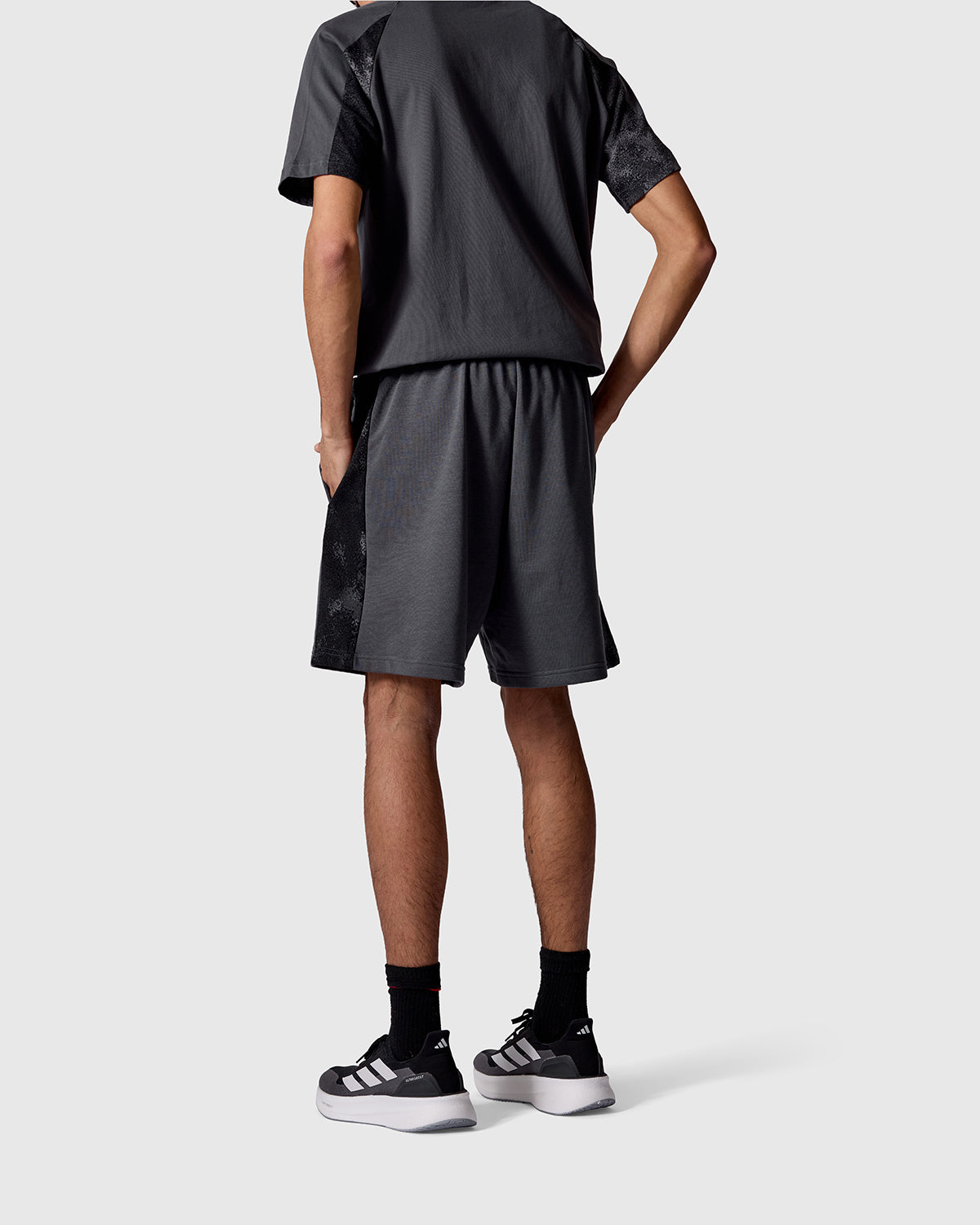 NFFC adidas Grey Camo Print Shorts