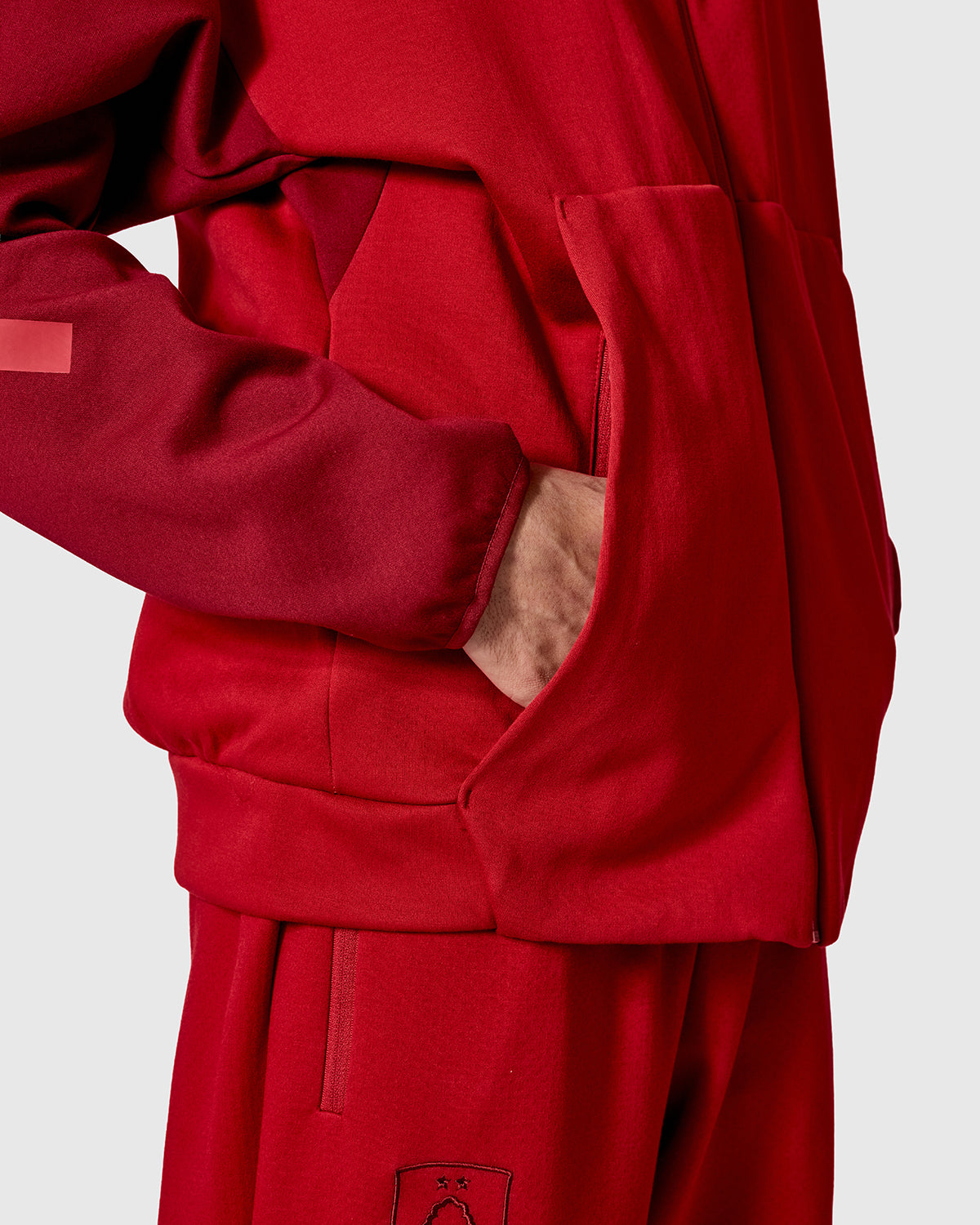 NFFC adidas Maroon Z.N.E. Full Zip Hoodie