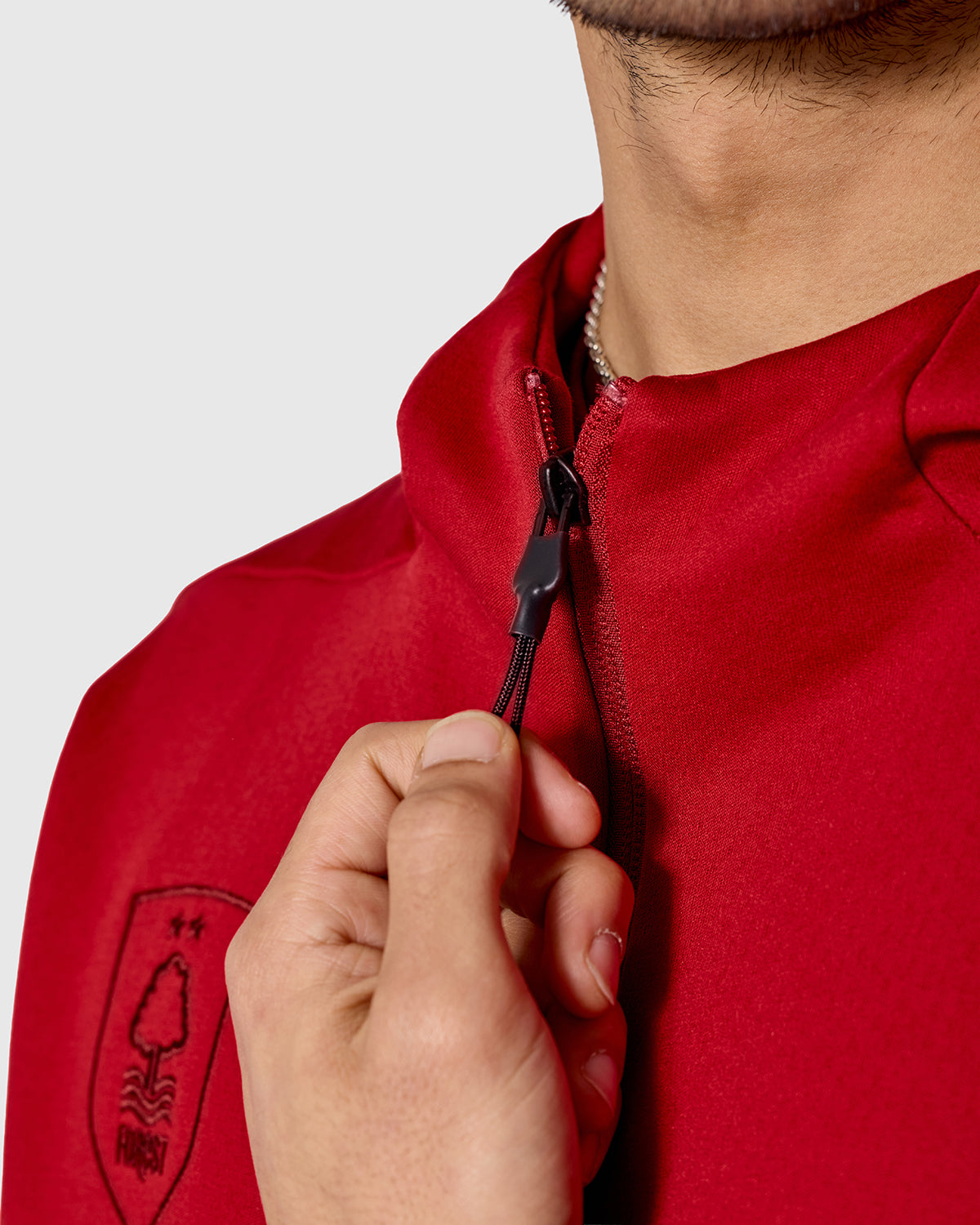NFFC adidas Maroon Z.N.E. Full Zip Hoodie