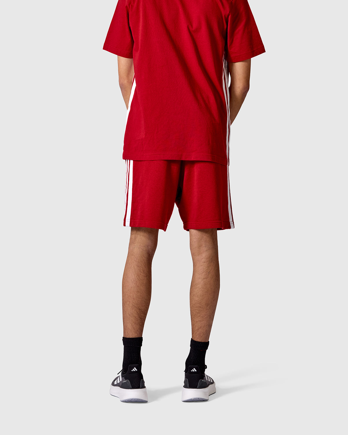 NFFC adidas Maroon 3-Stripe Shorts