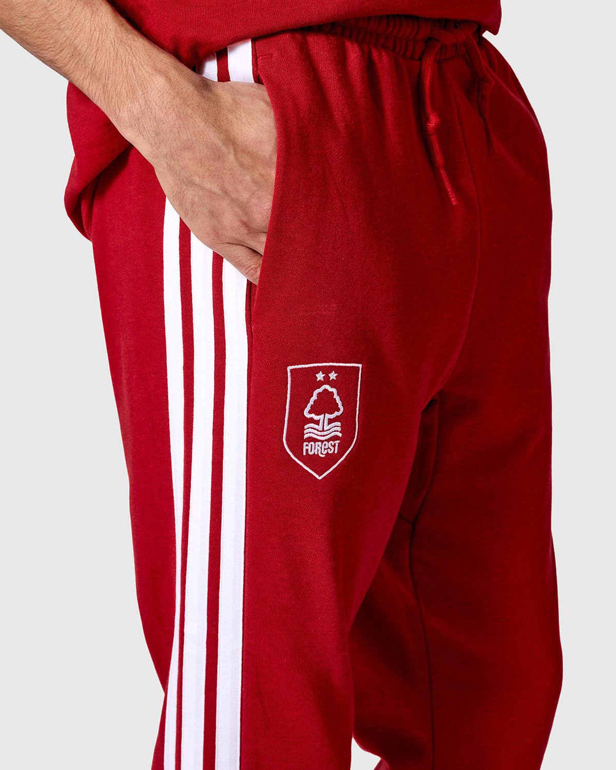 NFFC adidas Maroon 3-Stripe Pants