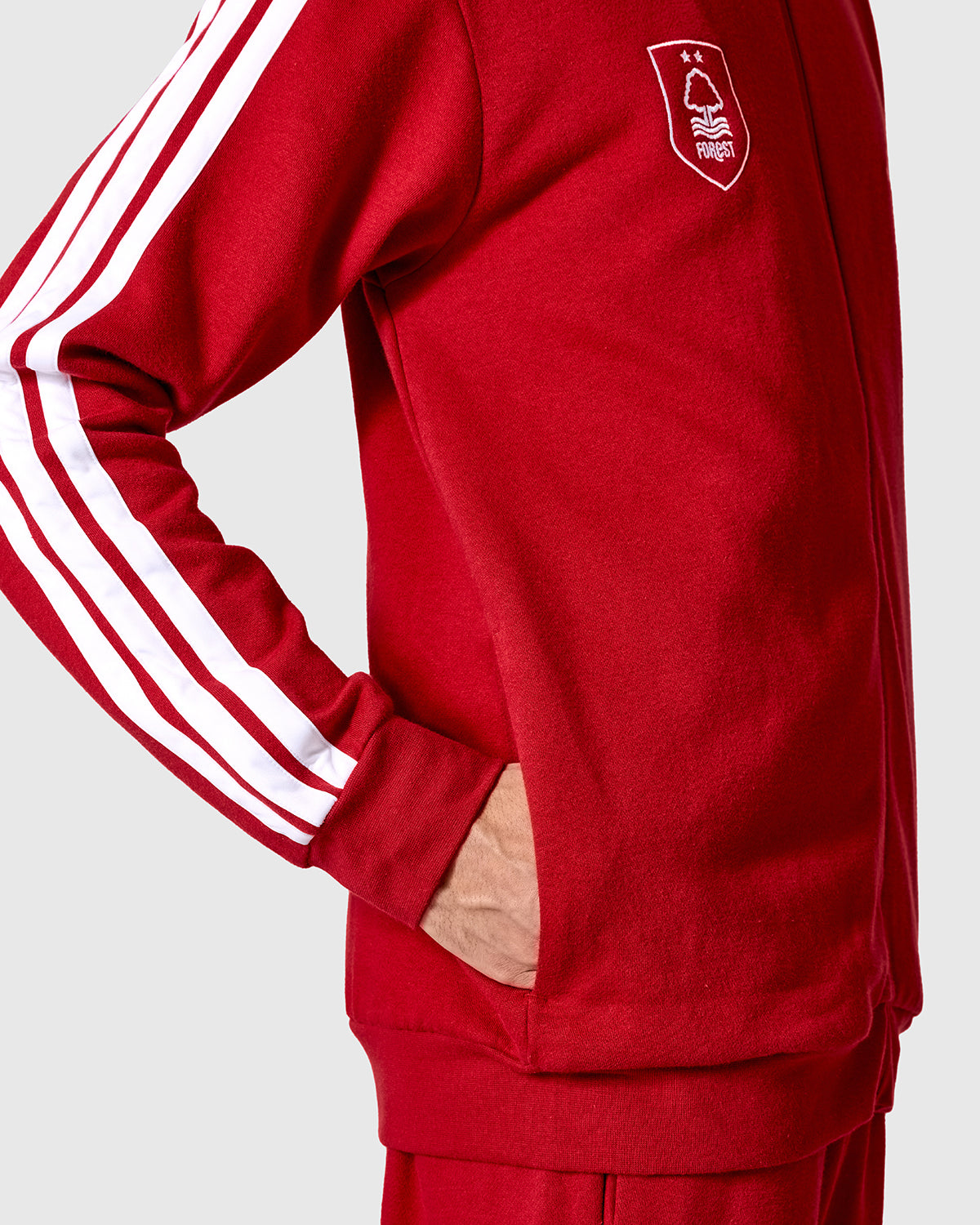 NFFC adidas Maroon 3-Stripe Tracksuit