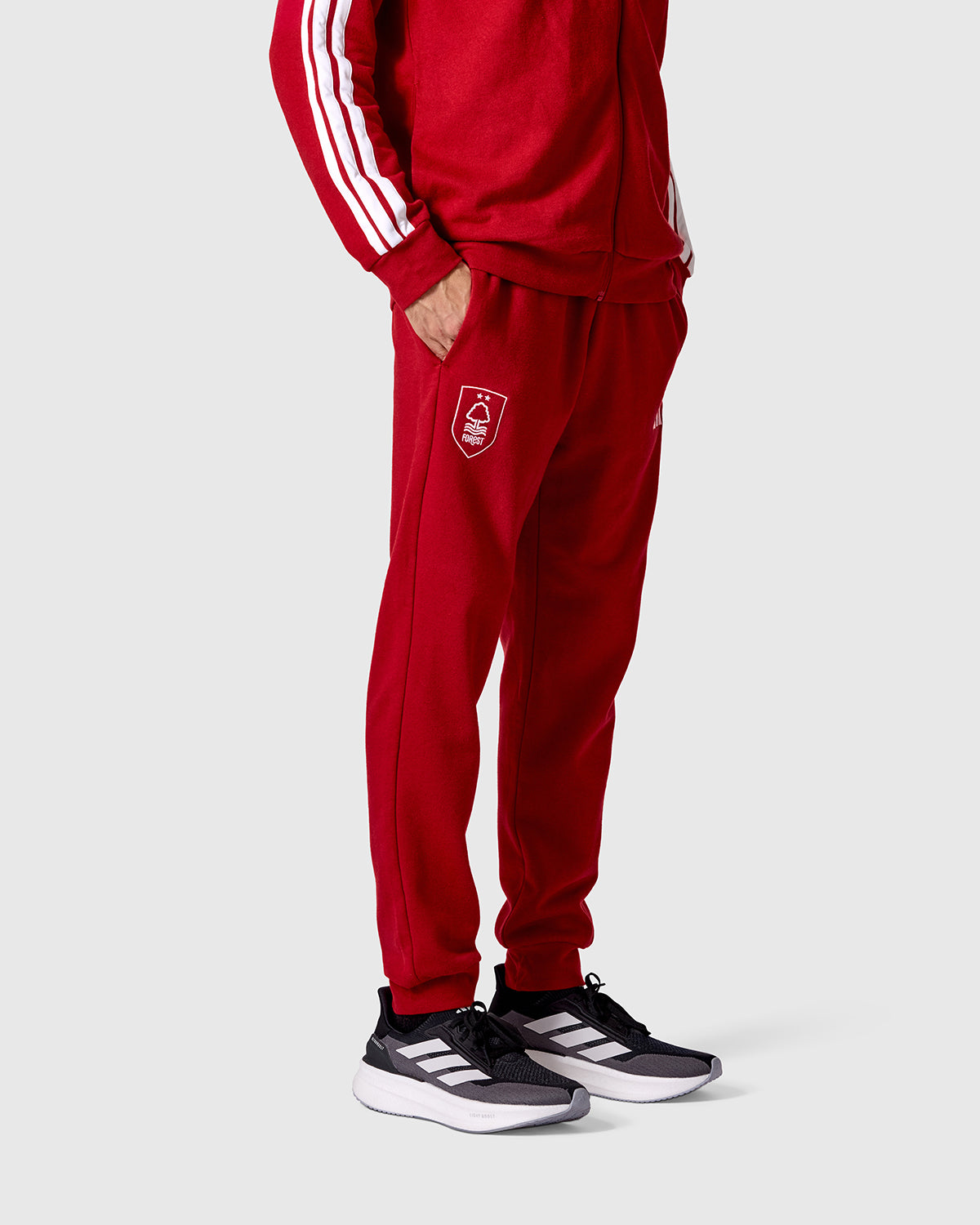 NFFC adidas Maroon 3-Stripe Tracksuit