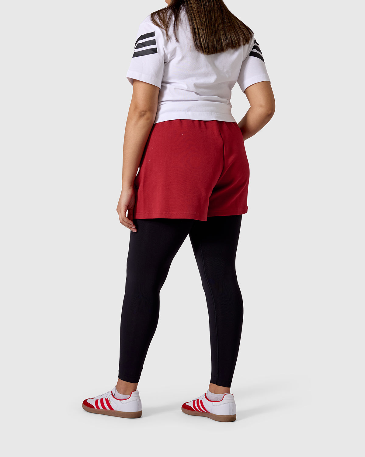 NFFC adidas Womens Maroon Future Icons Shorts