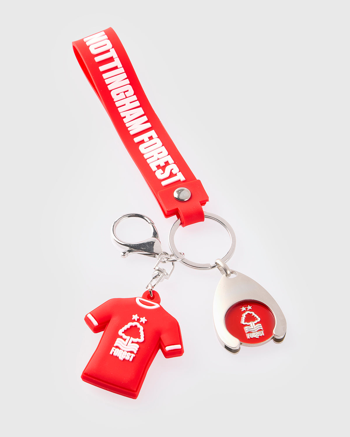 NFFC Red Shirt Charm Keyring