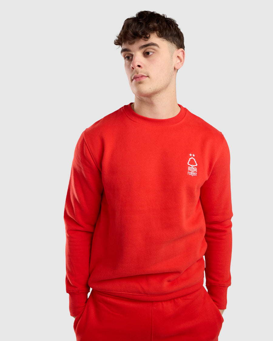 NFFC Red Essential Crew Neck Sweatshirt