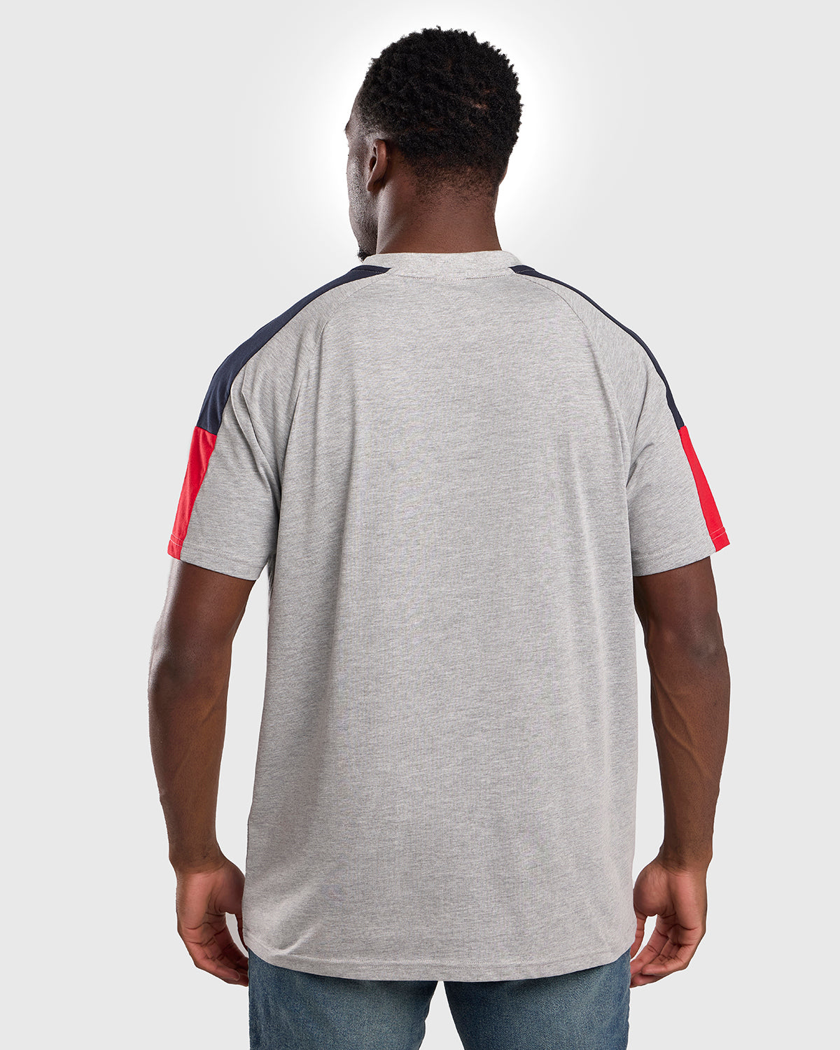 NFFC Grey Club Colours Shoulder Panel T-Shirt