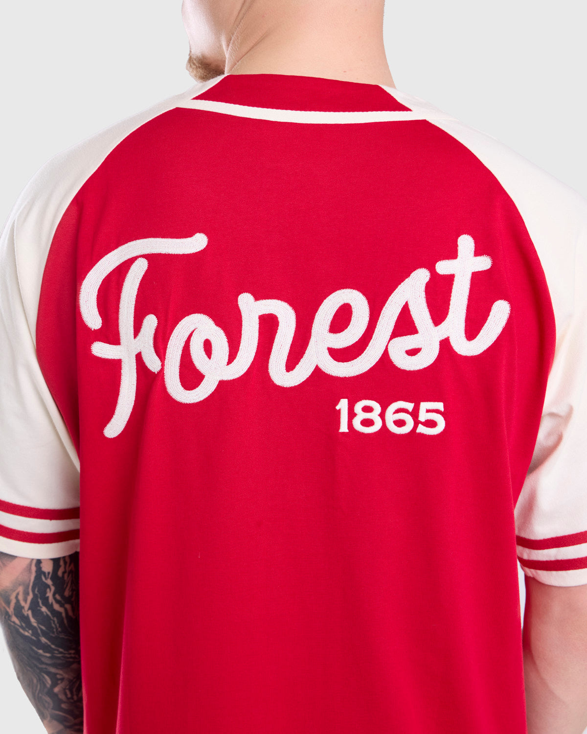 NFFC Red Home Baseball Top