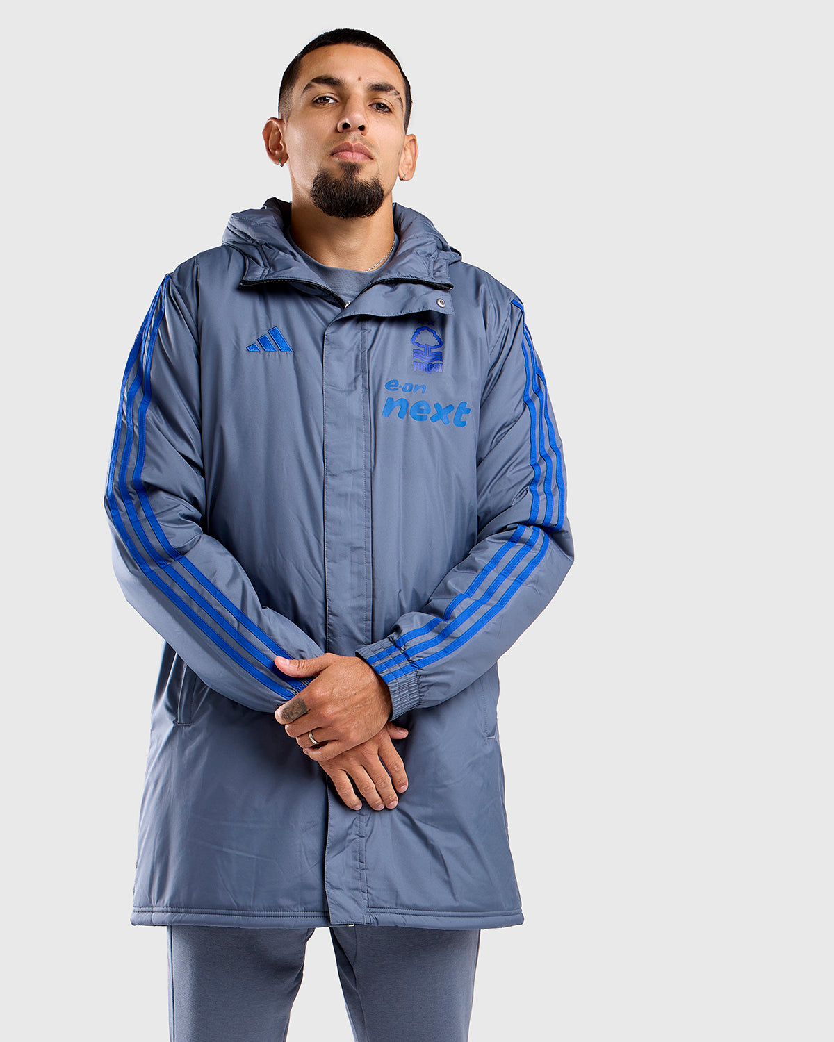 NFFC 26/27 Grey Coaches Leisure Stadium Jacket