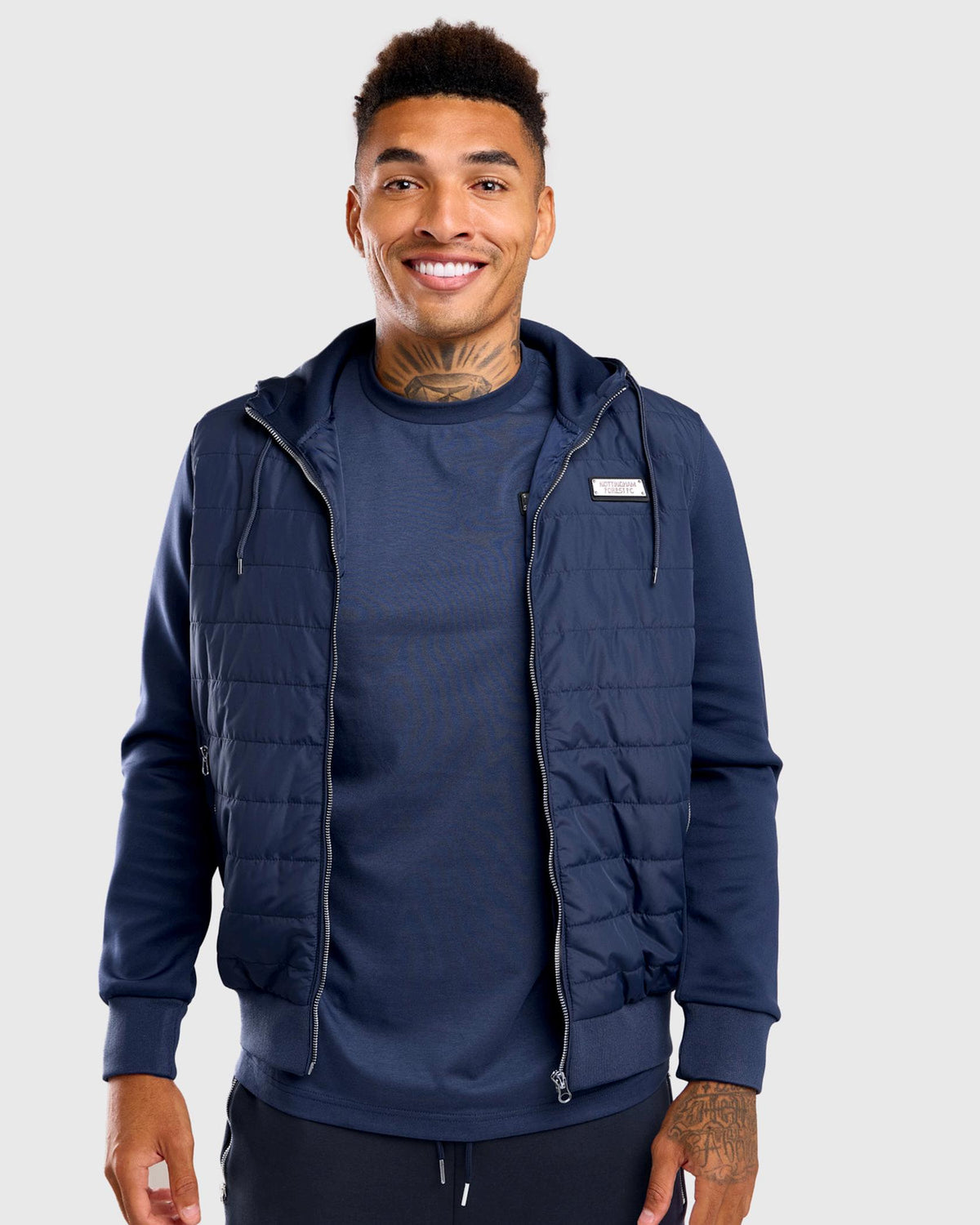 NFFC Navy Pinnacle Hybrid Jacket