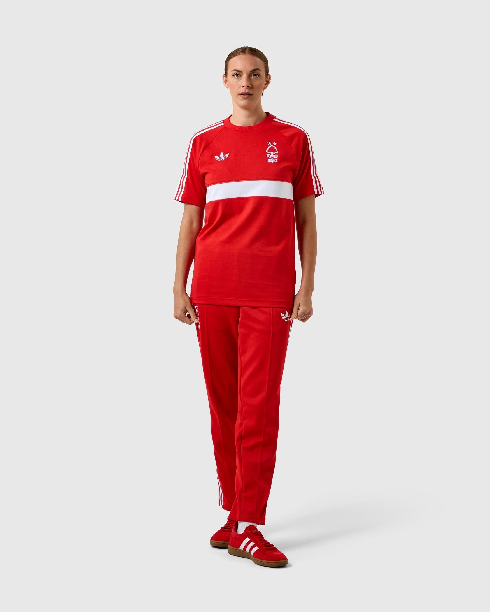 NFFC adidas Originals Red Track Pants