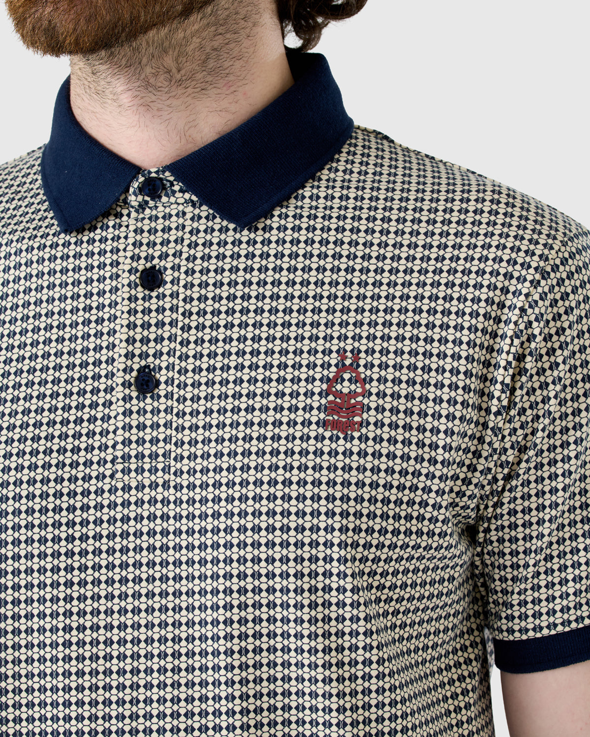 NFFC Heritage Navy AOP Polo