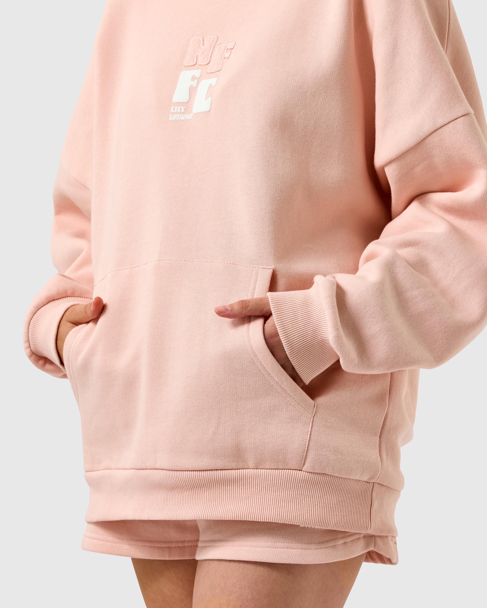 NFFC Women's Pink Bubble Hoodie