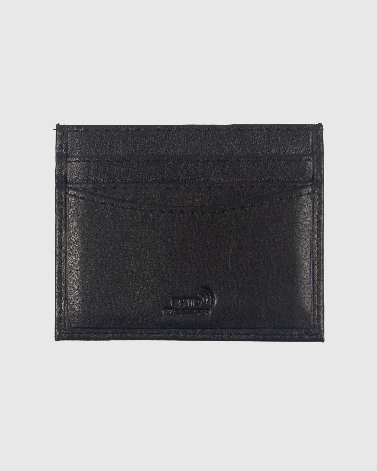 NFFC Black Leather Card Holder