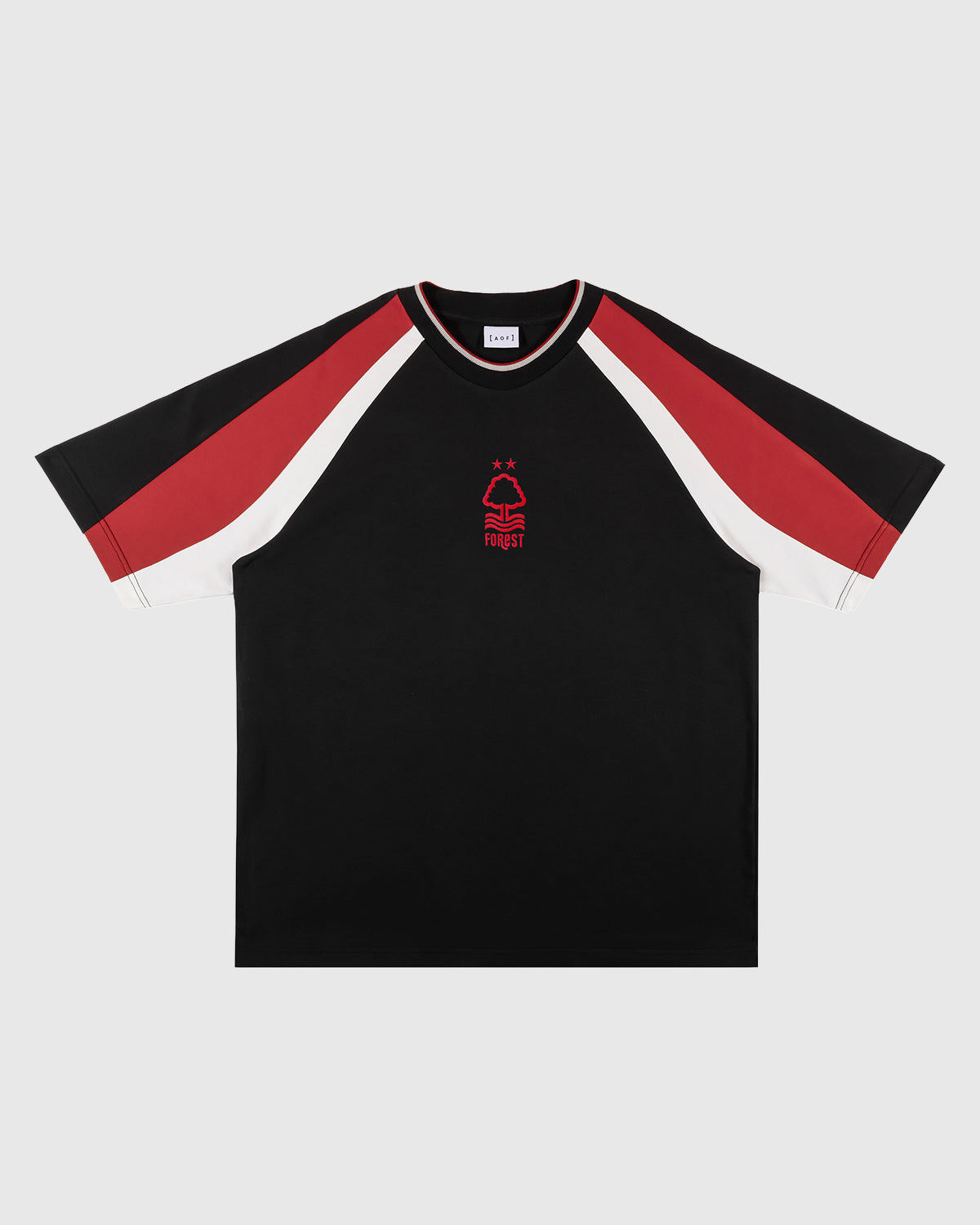 Art of NFFC Black 90s Panelled T-Shirt