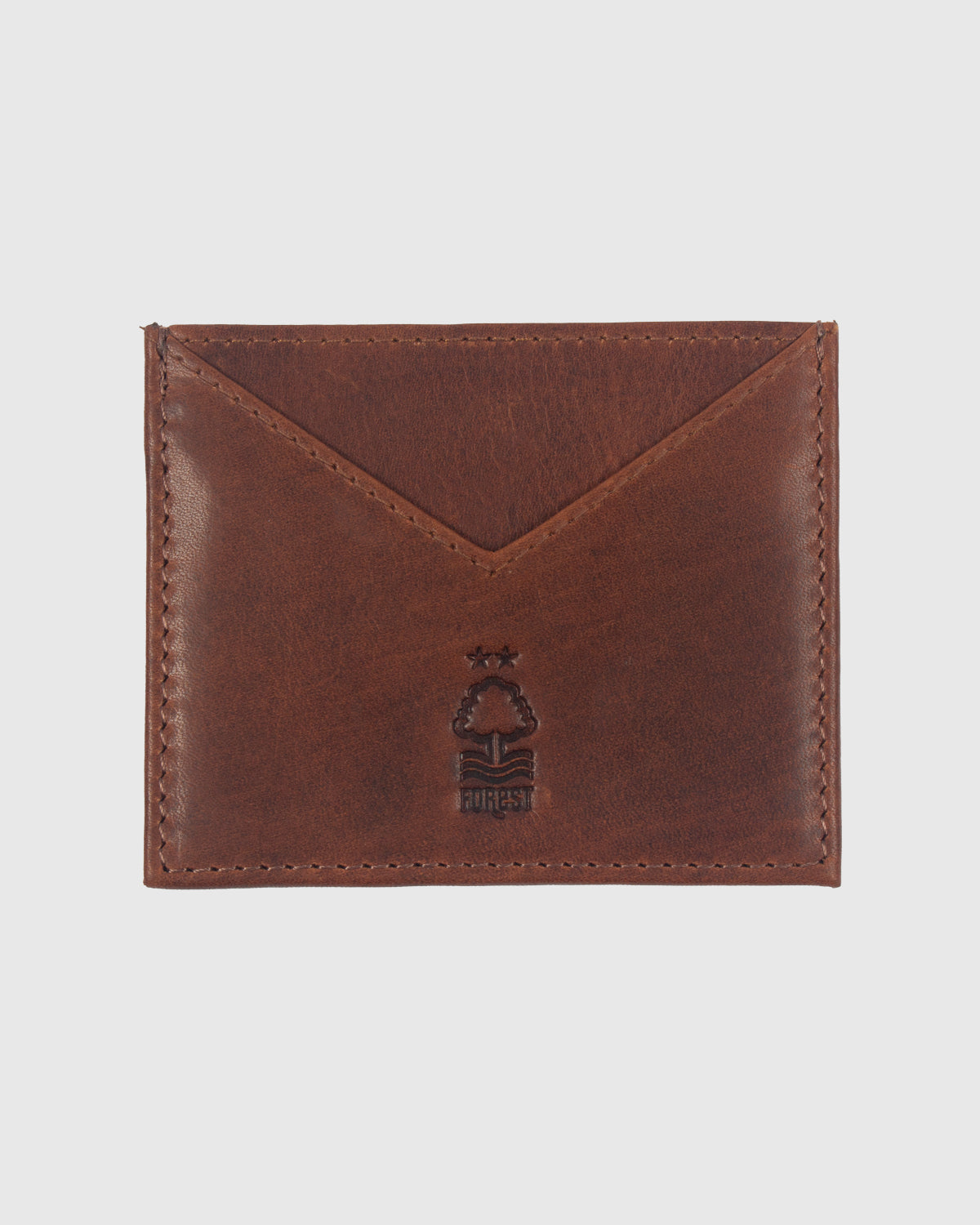 NFFC Brown Leather Card Holder