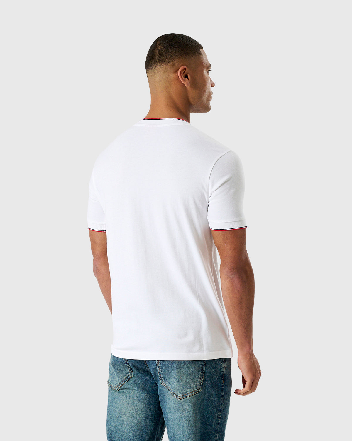 NFFC White Club & Country Tipped T-Shirt