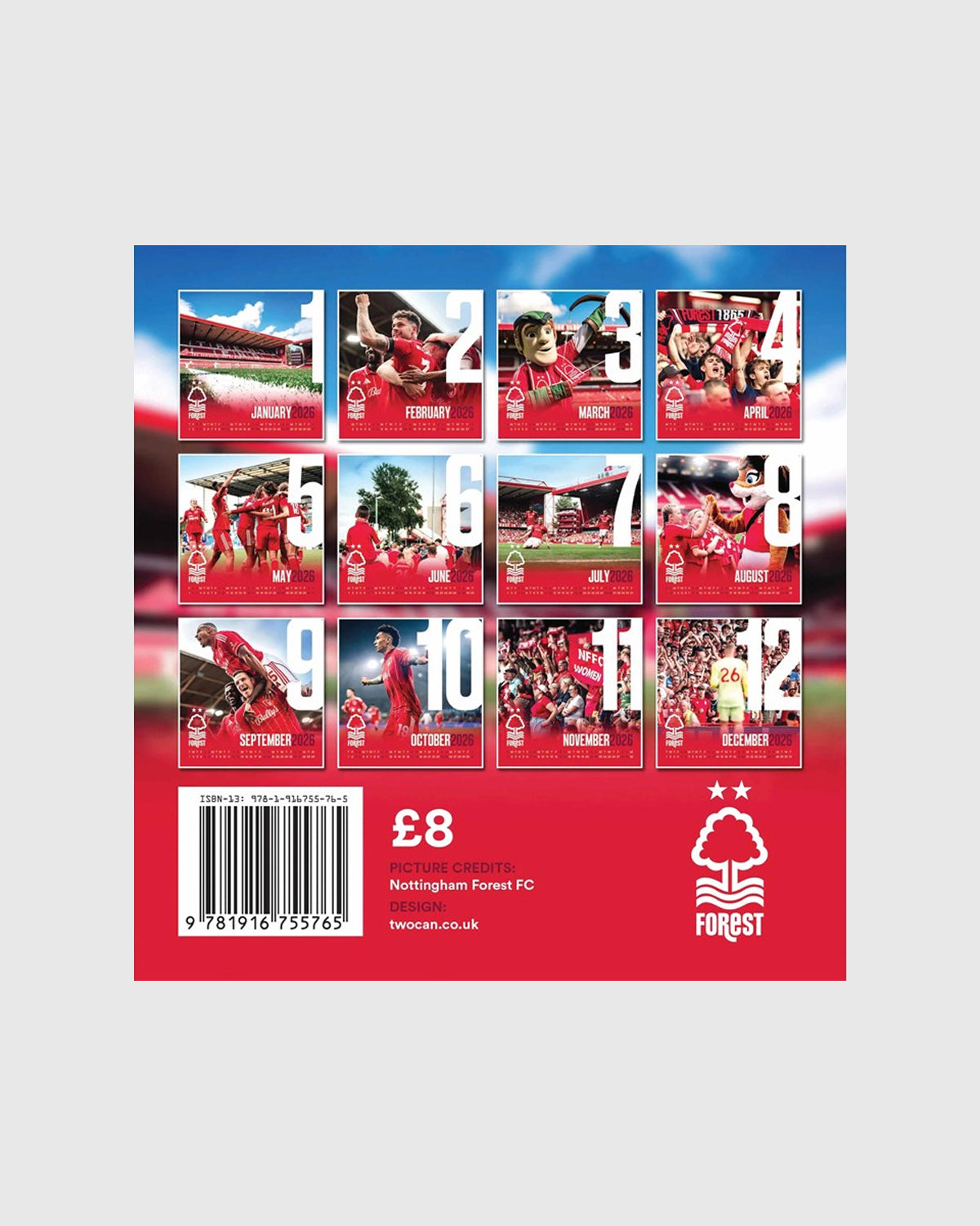NFFC 2026 Easel Calendar