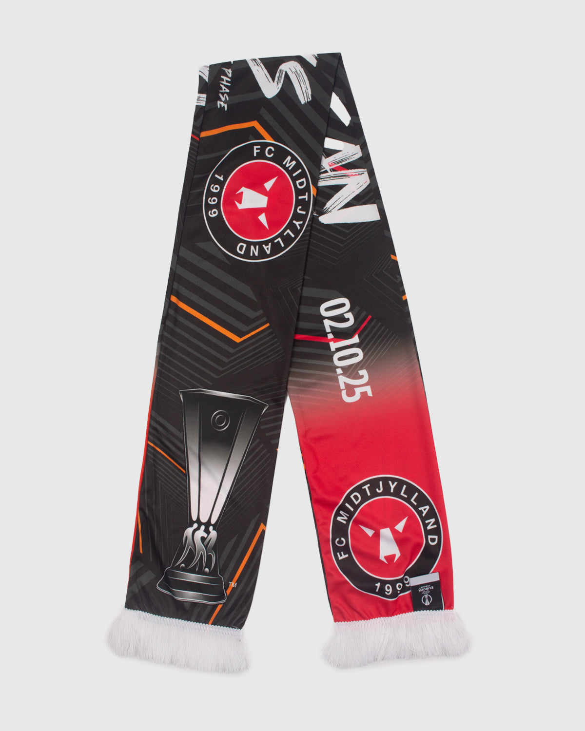 NFFC UEL 25/26 Nottingham Forest vs FC Midtjylland European Glory Scarf
