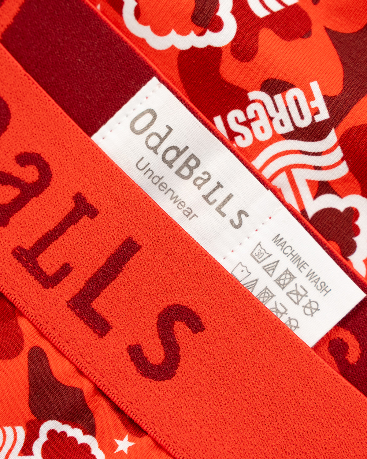 NFFC OddBalls Red Camo Boxer Shorts