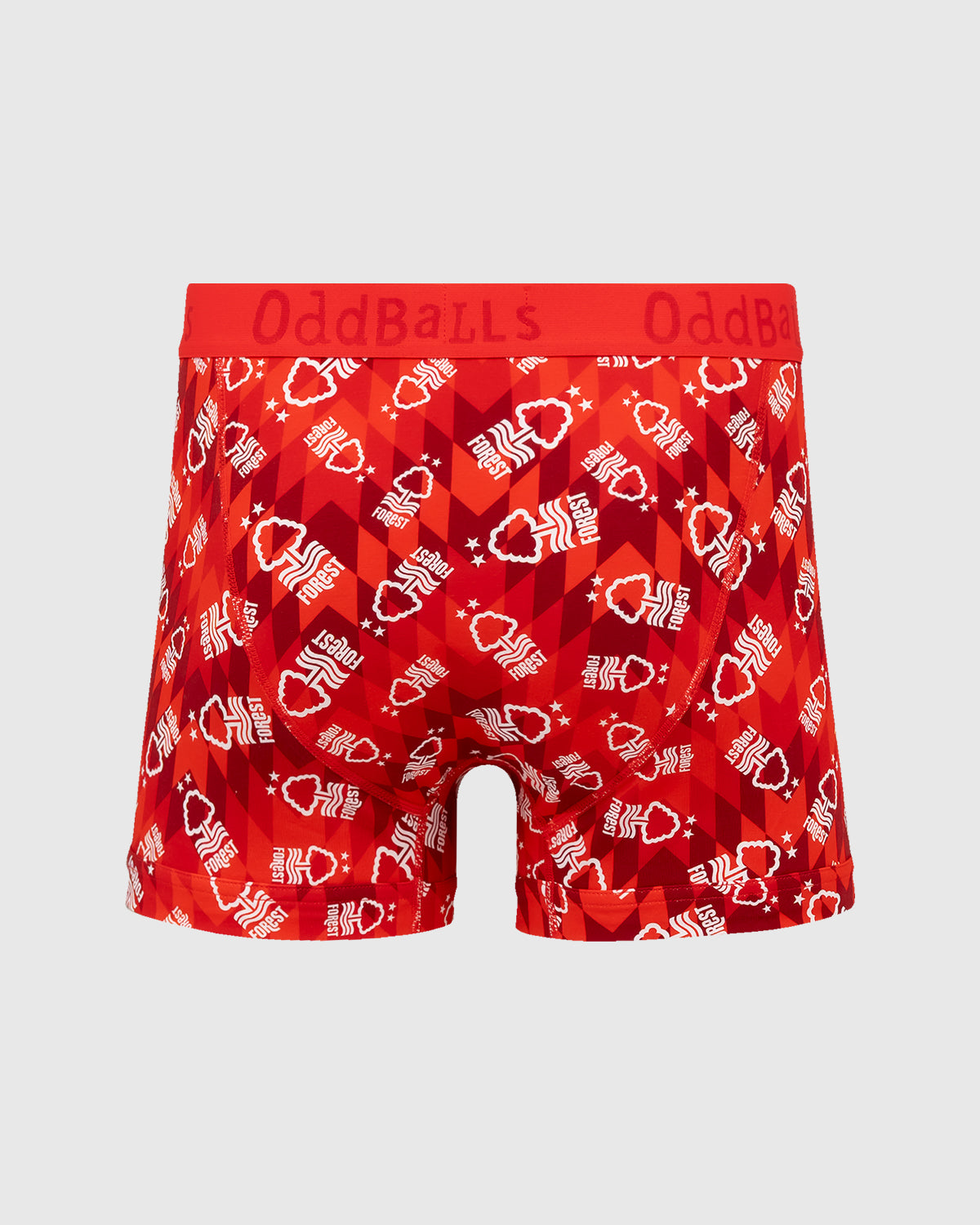 NFFC Oddballs Red Polygon Boxer Shorts